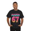 Mason 67th Birthday Ice Cream Theme Party Apparel | Funny Sweet Donut Glaze & Sprinkles Themed Bday for 67 Year Olds view 3
