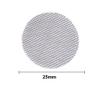 100 Pcs Premium Pipe Screens - Stainless Steel & Brass Filters for Water Pipes - Reusable & Rustproof(25mmStainlessSteel) view 2