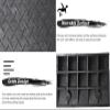 39 in Wide Rubber Driveway Curb Ramp, Heavy Duty Non-Slip Transition Ramp for Garage & Outdoor Steps, 10 cm Rise, Load 3T (4 in Rise)(6cm/2.5in Rise) view 3