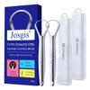 JOSGIS Tongue Scraper for Adults, 2 Pack, 100% Stainless Steel Tongue Brush view 1
