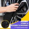 HOMERHYME Microfiber Cleaning Cloth, 150 Pack Black Cleaning Rags Microfiber Towel Bulk Absorbent Lint-Free Wash Cloths, All-Purpose Towels for Cars, Shop, Automotive, Garage, Home & Kitchen view 3