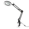10X Magnifying Glass with Light, 1,800 Lumens Stepless Dimmable, 3 Color Modes, 4.2 Real Glass Lens LED Magnifying Desk Lamp & Clamp (Short Version-Black) view 1