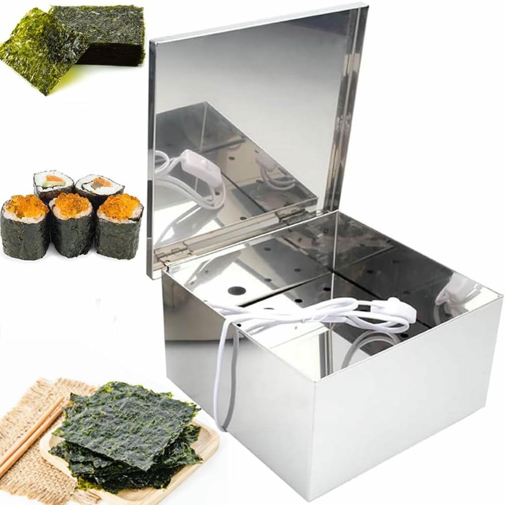Hiedmeil Seaweed Drying Box, 25W Seaweed Container with Drying Function, Make Crispy Seaweed and Nori, for Sushi Restaurants, Japanese Restaurants
