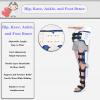 SFKLYU Knee Support Brace, Hip Abduction Orthosis, Hip Knee Ankle Foot Orthosis for Fracture Maintenance, Postoperative Recovery,Right,S view 2