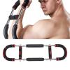 Alomejor Arm Trainer, Adjustable U Shaped Spring Steel Bar with No Slip Grips for Wrist Chest Muscle Home Gym Strength Training view 2