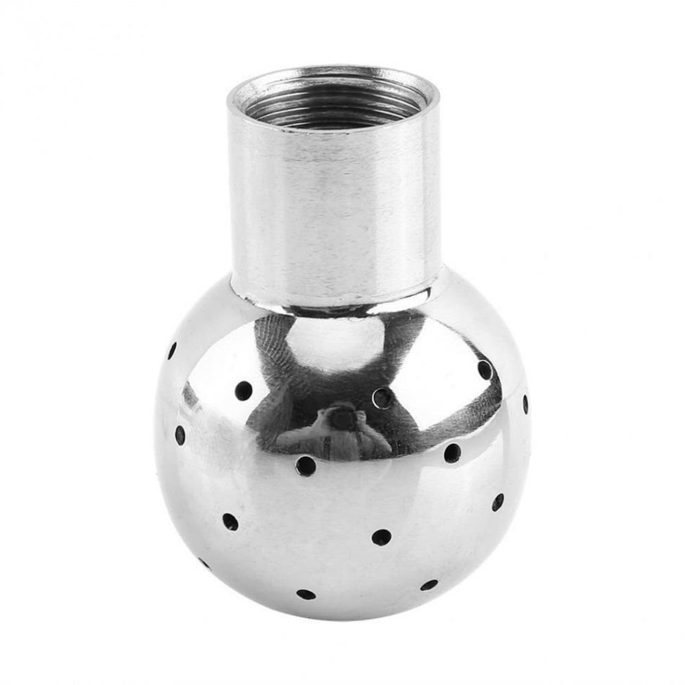 Corrosions Stainless Steel Cleaning Sprayer Ball with Fixed Thread Design for Industrial Sanitation Systems Sanitary Internal Thread Cleaner