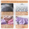 Washable Leakproof Incontinence Underwear Reusable Post Surgical Care Panties Adult Absorbent Briefs Cloth Diapers(Pink,XXX-Large) view 4
