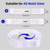 Urine Test Complete Kit with 2 to 4 oz Flexible Pouch, 43.3 Inch Concealed Stretch Belt with 5 Release Outlets, Temperature Strips, Silicone Funnel, Clamps and Plug, Reusable Storage System White view 4