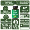 Peak Performance L Lysine 1000mg + Monolaurin 500mg High Potency Supplement for Lips, Skin, & Immune Support - L-Lysine 2-in-1 Bioavailable Supplements for Men and Women - 60 Capsules view 3