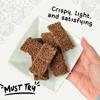 Crispy Sesame Snack Bars Crunchy Traditional Asian Sesame Candy Bar, Sweet Nutty Flavor, 80g Each (Pack of 3) (80grams, with ginger) view 3