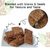 Crispy Sesame Snack Bars Crunchy Traditional Asian Sesame Candy Bar, Sweet Nutty Flavor, 80g Each (Pack of 3) (80grams, with ginger) view 4