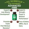 Peak Performance Advanced HMB Supplement - 1000mg of Pure HMB Per Serving - Calcium Beta-Hydroxy Beta-Methylbutyrate - Muscle Building, Strength, Recovery & Lean Mass for Men & Women - 60 Capsules view 2