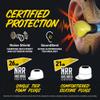 Plugfones Sovereign VL Bluetooth Earplug Earbuds, 82dB Volume Limited OSHA view 4