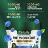 Built by Nature Pre Workout Powder for Men & Women Preworkout with Creatine for Energy, Focus & Pumps Sports Nutrition Pre-Workout Supplement Blue Razz Flavor, 30 Servings view 3