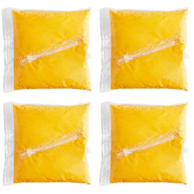Jalapeno Case of 4 Nacho Cheese Sauce, 110 oz Dispenser Bags Ready-to-Serve, No Refrigeration Needed, Smooth Velvety Texture, Gluten-Free, Ideal for Nachos, Fries, Pretzels & Hot Dogs