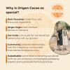 Origen Ceremonial Cacao San Roque 100% Pure Cacao Drink Unsweetened, Antioxidant-Rich Indigenous Criollo, Single-Origin Vegan Grated, 16 oz view 3