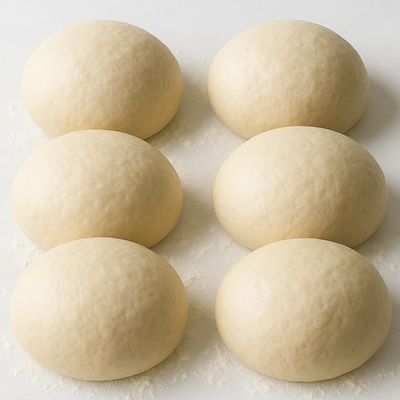 Authentic imported Italian Pizza Dough Made Fresh | Non-GMO, Glyphosate-Free (10-1.25lb.-Balls)