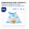 Freshpack 247 Produce Storage Bags Roll 10 x 14 Inches 1 Gallon Tear Off Reusable Food Storage Bags For Fruits Vegetables Meal Prep Lunch Pantry Use view 3
