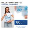 Freshpack 247 Produce Storage Bags Roll 10 x 14 Inches 1 Gallon Tear Off Reusable Food Storage Bags For Fruits Vegetables Meal Prep Lunch Pantry Use view 4