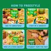 Freestyle Snacks Pickle Chip Snack Packs - Classic Dill - All Natural, Fresh-Packed Deli-Style Pickles - Non-GMO, Kosher, Gluten-Free, Low Calorie Snacks - 3.5 Ounce (12 Pack) view 3