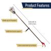 10ft Fruit Picker Pole with Basket Telescoping Fruit Grabber Reacher Tool with Branch Cutter and Soft Fabric Harvest Bag - Mango, Lemon, Fig, or Apple Picker Pole with Basket by Kings County Tools view 2