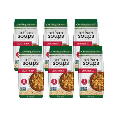 Canterbury Naturals Artisan Soup Mix, Chicken Tortilla Soup Mix, Non-GMO, Makes 8 Servings, 6.8-Ounce Bag (Pack of 6)