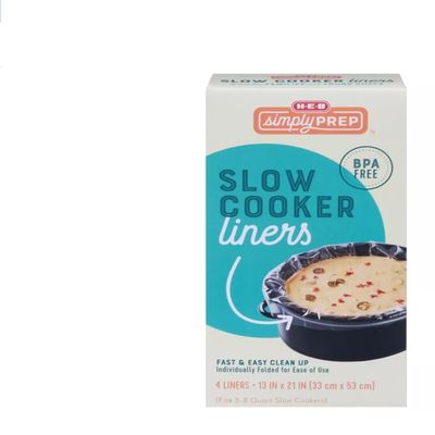 HEB Simply Prep Slow Cooker Liners - fits 3-8 quart slow cookers - 4 count