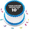 Custom Order 2 - We can make any picture into a cake topper that you upload - Edible Cake Topper - 10" Round Cake Topper view 1