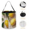 LPSADGF Lemon Pattern Halloween Tote Bags for Trick Or Treating - Large Capacity Candy Buckets with Handles view 4