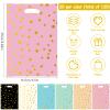 120Pcs Party Favor Bag Aluminum Film Goodie Bag with Cute Star Pattern for Baby Shower Wedding Birthday, Christmas Gifts Bags(120) view 2