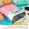 120Pcs Party Favor Bag Aluminum Film Goodie Bag with Cute Star Pattern for Baby Shower Wedding Birthday, Christmas Gifts Bags(120) view 3