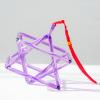 Crystal Singing Pyramid, Quartz Healing Hand Percussion Musical Instrument, Sound Therapy Instrument For Meditation, Purple,6 Inch view 2