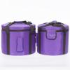 Purple Heavy Duty Sponge Padded Crystal Singing Bowl Case For 6-12/8-14 Inch Sound Bowls,One,6,12In+7*Brocade Cushion view 3
