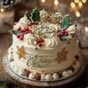 10Pcs Gold Acrylic Mirror Merry Christmas Cake Toppers Engraved Cake Decorations for Xmas Party Dessert DIY Decor Supplies view 4