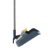 Upright Standing Broom & Comb Teeth Dust Pan 180 Degree Rotating Lightweight Multi-Functional for Home Room Kitchen Office Lobby for Home Kitchen Shop(White) view 3