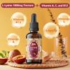 L-Lysine Supplement Liquid Drops | L-Lysine 1000mg Tincture with Vitamin A, C, and B12 for Adults & Kids | Immune Support, Skin & Lips Health, Collagen Synthesis | Non-GMO, Vegan, 4 Fl Oz (120 ML) view 4