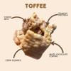 Chunk Nibbles Toffee Snack Clusters - Buttery Milk Chocolate Toffee with Pretzels & Corn Squares - Award-Winning Gourmet Treat, Small Batch, Handcrafted - 4.25oz Resealable Pouch (3 Pack) view 3