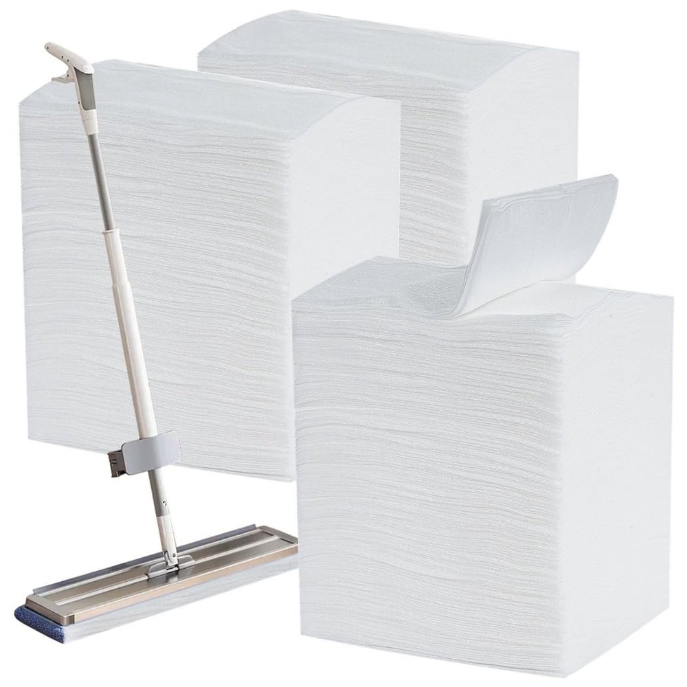 11X8.3 Dry Duster Cloths, 300-Count Dry Mop Refills, Household Wiping Cloths, Sweeper Disposable Dusting Cloths, Dry Mop Pads