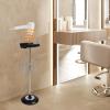 10x35.44 Inch Hair Dryer Stand, Hair Styling Appliances with Tray Two Spiral Holders, Twisty Style Acrylic Top Holder for Hair Dryer, Flat Iron, Curling Stick, Hair Straightener, Brush (Orange) view 2