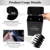Fantasyon Magnetic Lint Bin with Lint Brush for Laundry Room Decor Farmhouse Rustic Metal Wall Mounted Lint Box Holder Keeper Organization Lint Trash Can with lid for Dryer (black) view 4