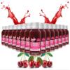 15 Pcs Sour Cherry Juice Shots with Magnesium & Vitamin D3 60ml Tart Cherry Immunity Shots for Relaxation, Sleep & Muscle Recovery No Allergens Concentrated Daily Wellness Drink view 1