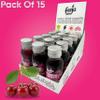 15 Pcs Sour Cherry Juice Shots with Magnesium & Vitamin D3 60ml Tart Cherry Immunity Shots for Relaxation, Sleep & Muscle Recovery No Allergens Concentrated Daily Wellness Drink view 3