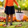 KLWQR Teapot Halloween Trick Or Treat Bags with Handles Christmas Candy Bucket Portable Reusable Goody Buckets Tote Bags for Halloween Party Favor Supplies view 2