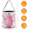 KLWQR Teapot Halloween Trick Or Treat Bags with Handles Christmas Candy Bucket Portable Reusable Goody Buckets Tote Bags for Halloween Party Favor Supplies view 4