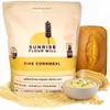 Sunrise Flour Mill Organic Fine Cornmeal | 2 LB | Yellow Cornmeal | Corn Flour | Fine Corn Meal | Milled from Organic Whole Kernel | No Artificial Ingredients | Non-Aluminum Baking Powder view 1