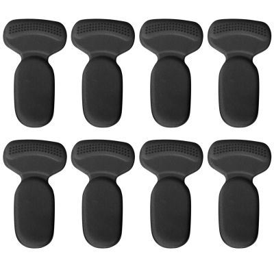 Memory Foam Shoe Inserts, 8 Pack, Heel Grips For Women, T-Shape Design, For Sneakers And Heels