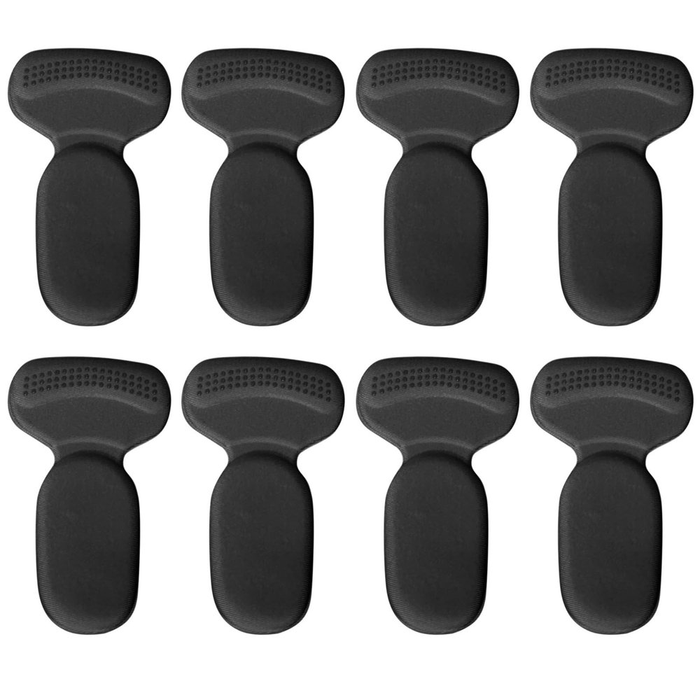 Memory Foam Shoe Inserts, 8 Pack, Heel Grips For Women, T-Shape Design, For Sneakers And Heels