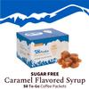 58Peaks Sugar-Free Caramel Syrup Sweetener Packets for Hot and Cold Drinks | To-Go Syrup Flavoring Perfect for Coffee, Tea, Milkshakes and More | Flavored Coffee Syrups for Travel | 15mL | 50-Pack view 2