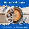 58Peaks Sugar-Free Caramel Syrup Sweetener Packets for Hot and Cold Drinks | To-Go Syrup Flavoring Perfect for Coffee, Tea, Milkshakes and More | Flavored Coffee Syrups for Travel | 15mL | 50-Pack view 3