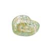 1pc Natural Crystal Crushed Stone Drip Love Bowl Ornament Incense Holder Base Resin Crafts Home Desktop Decorative Plate view 1